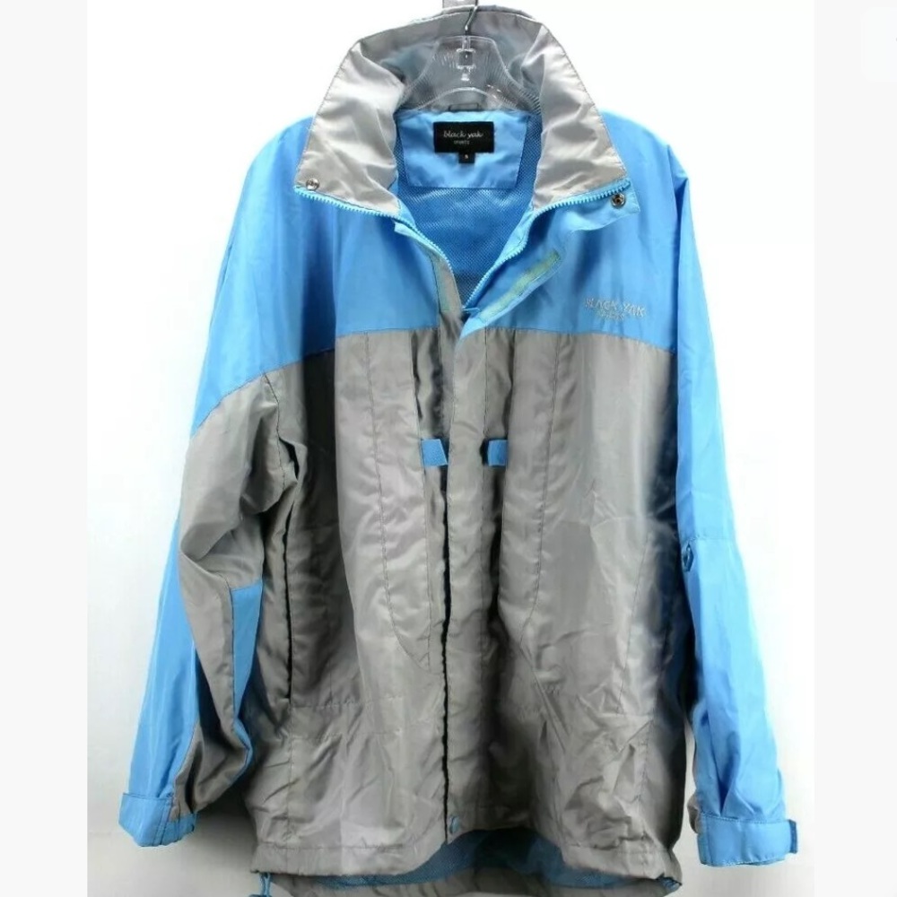 BLACK YAK SPORTS Mens Small Rain Jacket Hooded LL4